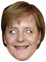 Papmaske Angela Merkel