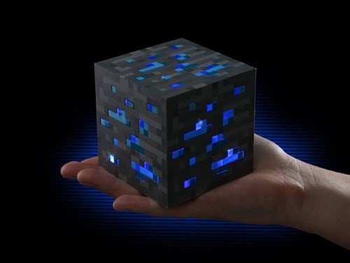 Minecraft diamant natlampe