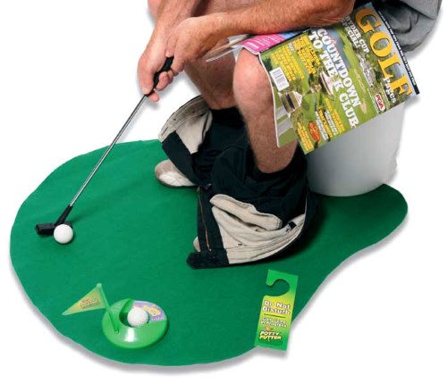 Gade Mig selv Mild Toilet golf spil - Review af et toilet golf spil