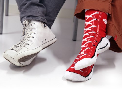 Sneaker Socks - sko som ligner ægte sjove skostrømper