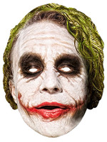 Batman Jokeren papmaske, som ligner The Joker fra The Dark Knight