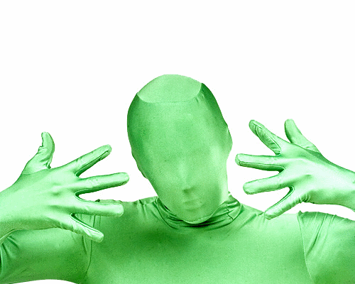 green man suit